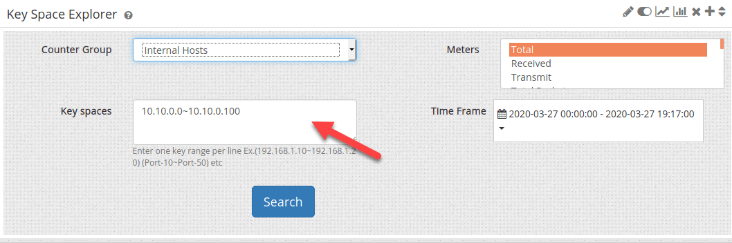 Keyspace Explorer - a Trisul App for spatial searches - Trisul Network ...